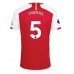 Billige Arsenal Thomas Partey #5 Hjemmebane Fodboldtrøjer 2023-24 Kortærmet